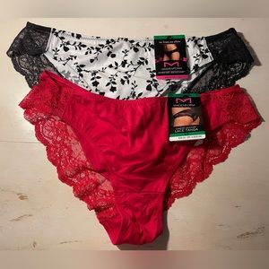Maidenform Lace Back Tanga Panties New With Tags